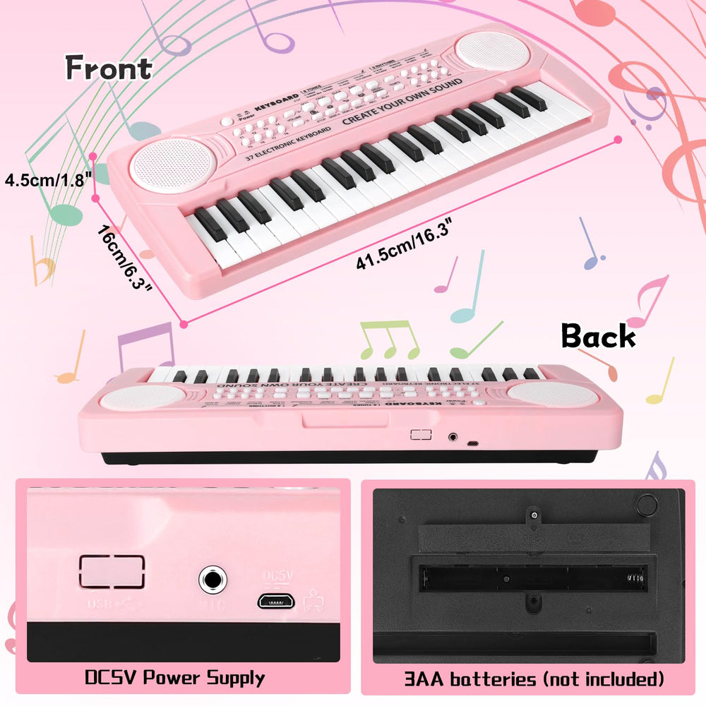 TWFRIC pink piano packaging image, gift-ready design for birthdays
