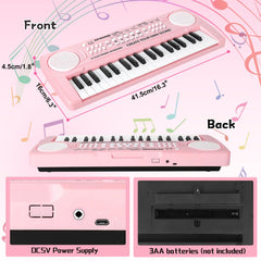 TWFRIC pink piano packaging image, gift-ready design for birthdays