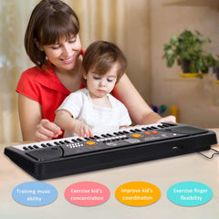 TWFRIC Upgrade Keyboard kid-friendly ABS materials for safe play
