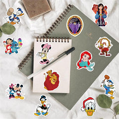 TWGOGOTIC princess character stickers provide durable, high-definition visuals for notebooks.