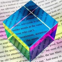 Twiddler Toys high-quality acrylic prism delivers durable, vibrant color visuals