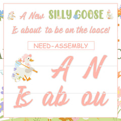 Two Wild gender reveal goose banner anchors party theme with color.