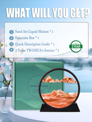 Twohua moving sand art gift idea: thoughtful, lasting decor for loved ones.