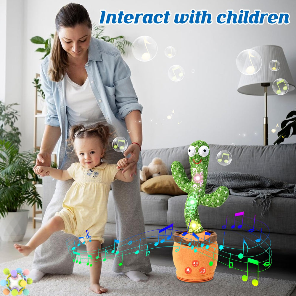 Tworiver cactus toy with volume adjustment ideal for nap-time listening