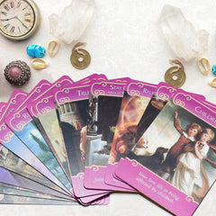 TWWDE AUG cards sized 4.5 inches for easy handling and shuffles.