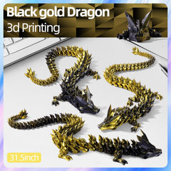 TXB3DOK 3d printed dragon ornament captures vibrant colors and lifelike texture.