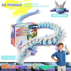 TXB3DOK articulated dragon with movable joints for lifelike posing
