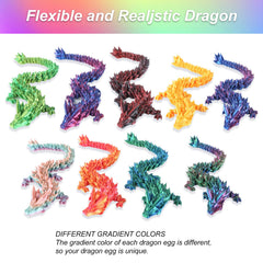 TXB3DOK Crystal Dragon crafted from PLA is eco-friendly and lightweight.