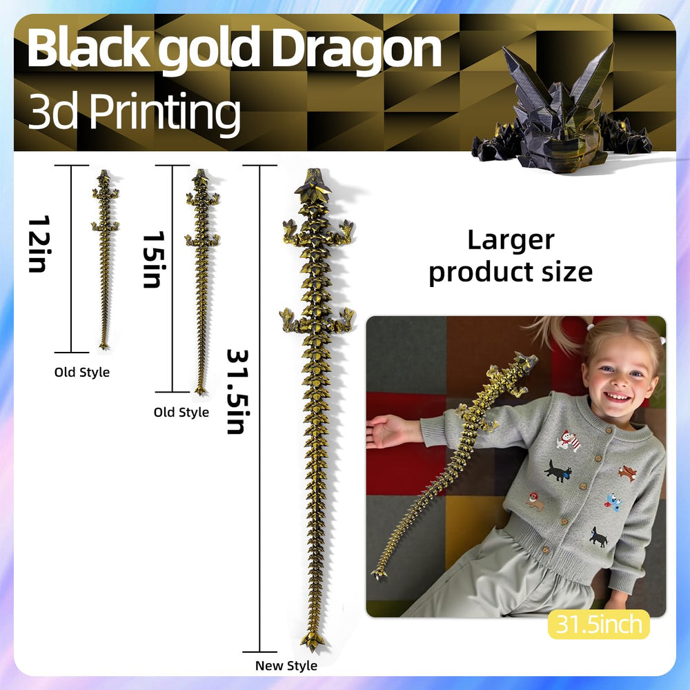 TXB3DOK crystal fidget dragon oversized offers tactile play and decorative charm.