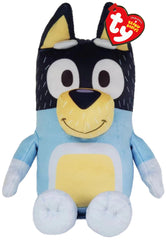 Ty Beanie Babies Bandit Dad plush, front view, perfect cuddle buddy for playtime.