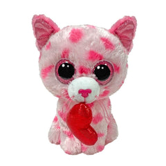 Ty Beanie Boo Sweet the Kitten with Heart plush, perfect for valentines gifting and collector play.