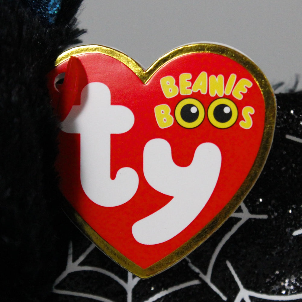 Ty Beanie Boos Batrick tag closeup reveals mint tags and collectibility.