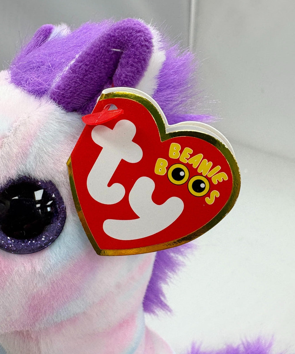 Ty Hayden pastel horse holding by hand, perfect for on-the-go gifting.