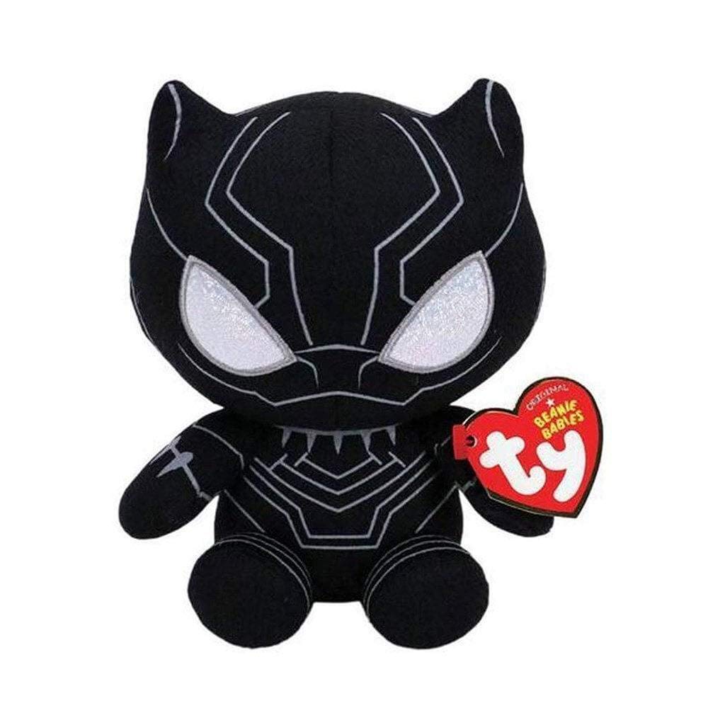 Ty Marvel Avengers Black Panther regular squishy beanie — ideal cuddle buddy for playtime and collectibility.
