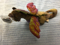 Ty Scorch the Dragon Beanie Baby care wash, surface wash only to protect fabric and colors
