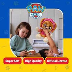 Ty Skye Paw Patrol plush with silky fur for comforting hugs.