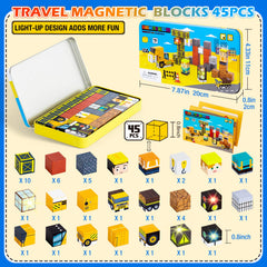 Tyholoo STEM-friendly blocks building animals and castles to spark creativity.