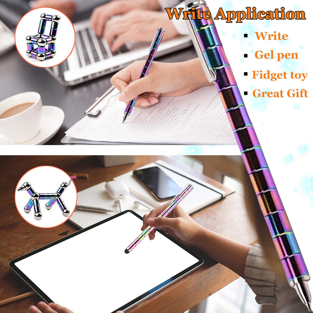 TYJHAFN 14 magnetic rings and 30 steel balls enabling endless configurations