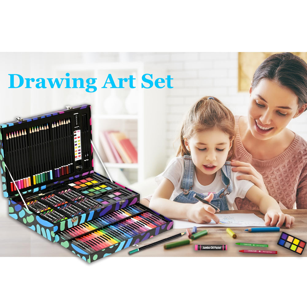 Tyko Arts drawing pad included for quick sketches on the go.
