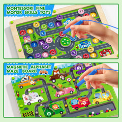 Tymokcall Magnetic Maze portable-travel-friendly for learning on the go.