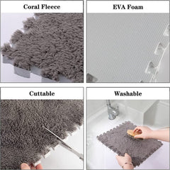Typutomi warm floor mat keeps feet comfortable on cool surfaces.