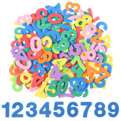 Tyqour foam stickers pack front with vibrant letters and numbers for creative projects.