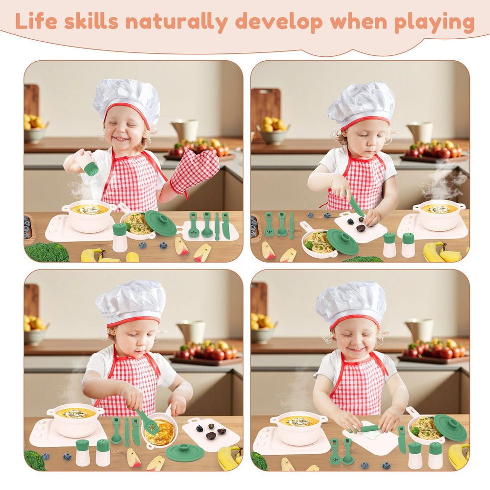 TYRY.HU play kitchen pot: realistic cookware for imaginative cooking play.
