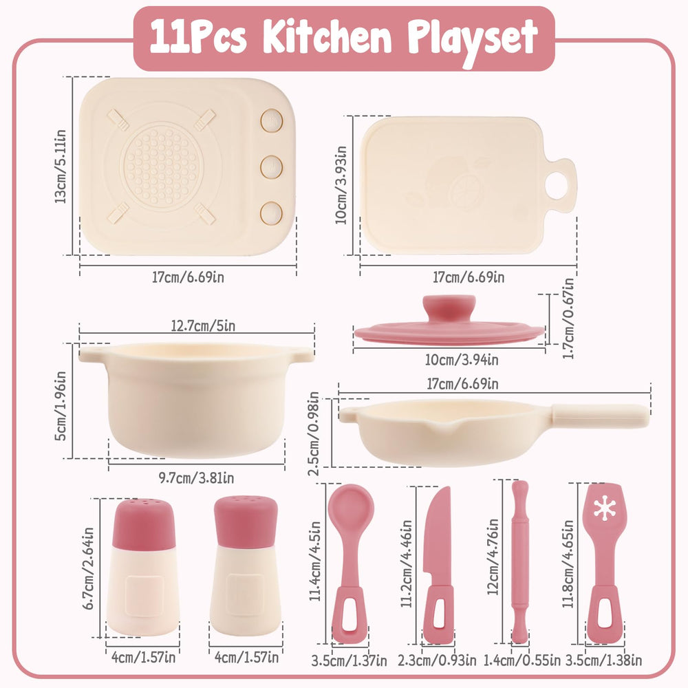 TYRY.HU 11-piece set offers portable kitchen fun at home or travel.