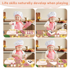 TYRY.HU pot with lid supports easy handling and role-play meals.