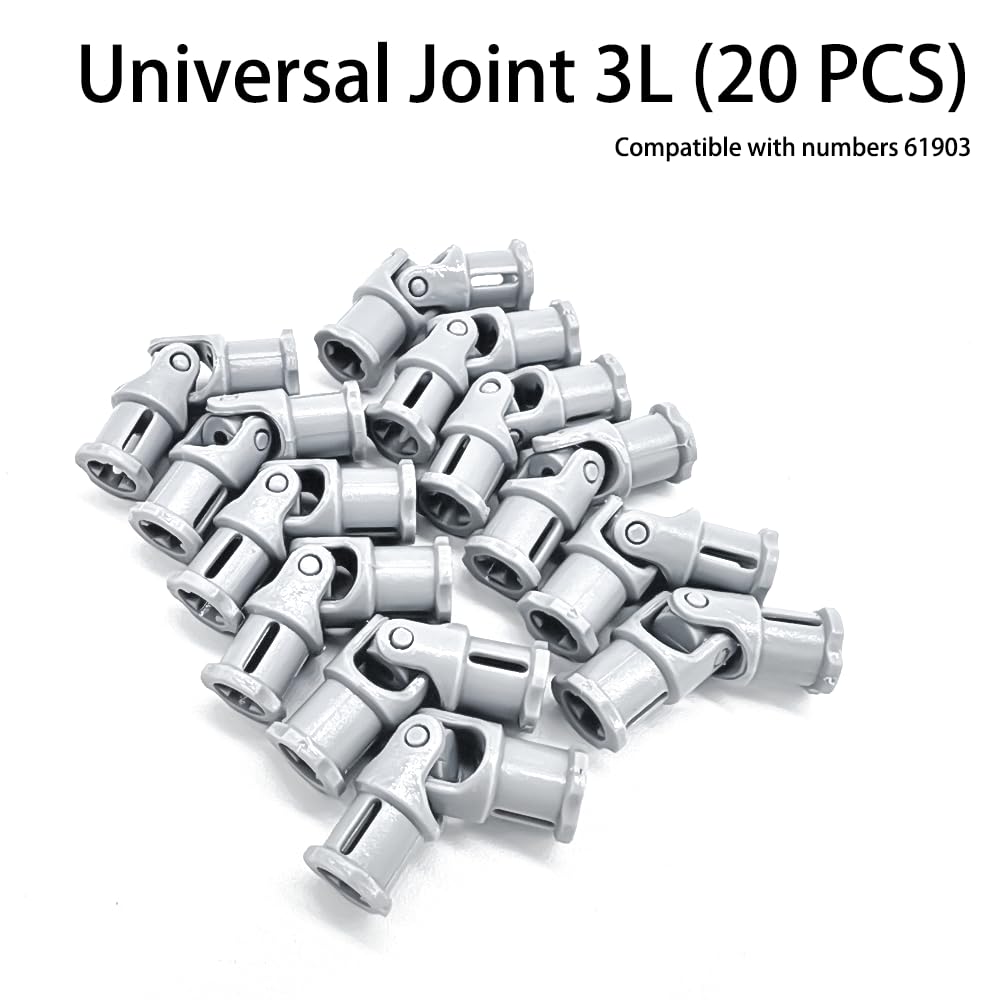 TZBTSTEAM 3L universal joint connector shaft supports versatile 20-pack for bulk builds