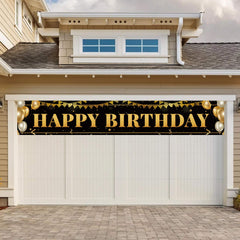 TZSS Black Gold porch display brightens entryway celebrations