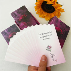 Roses in Love deck set up for a family gathering or game night