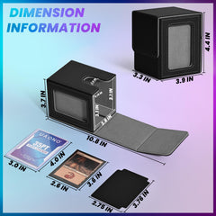 UAONO card box magnet closure keeps contents securely closed