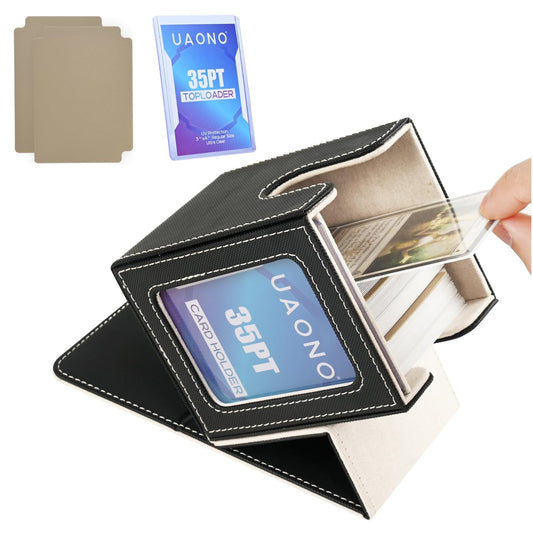 UAONO Card Deck Box with Commander Display for quick deck identification.