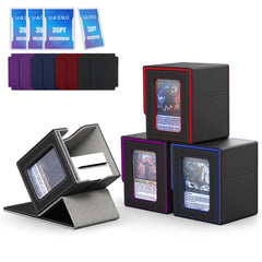 UAONO Commander deck box with side-window display for quick deck ID.