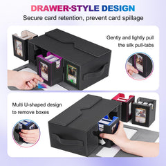 UAONO microfiber interior protects cards from wear during transport.