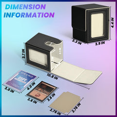 UAONO PU leather shell shields cards from shocks and scratches.