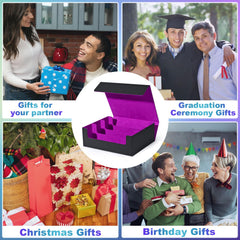 UAONO black and purple design adds stylish protection during transport.