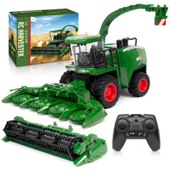 Uarzt remote-control harvester toy in 1/24 scale for realistic farm play