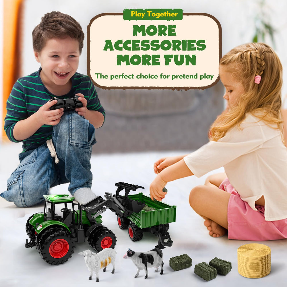 Uarzt remote-control tractor 2.4GHz multi-player for collaborative play.
