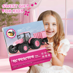 Uarzt Remote Tractor headlights on for daytime-to-nighttime play.