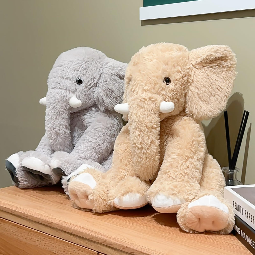 UBABER elephant plush made from eco-friendly materials, safe for kids' play.