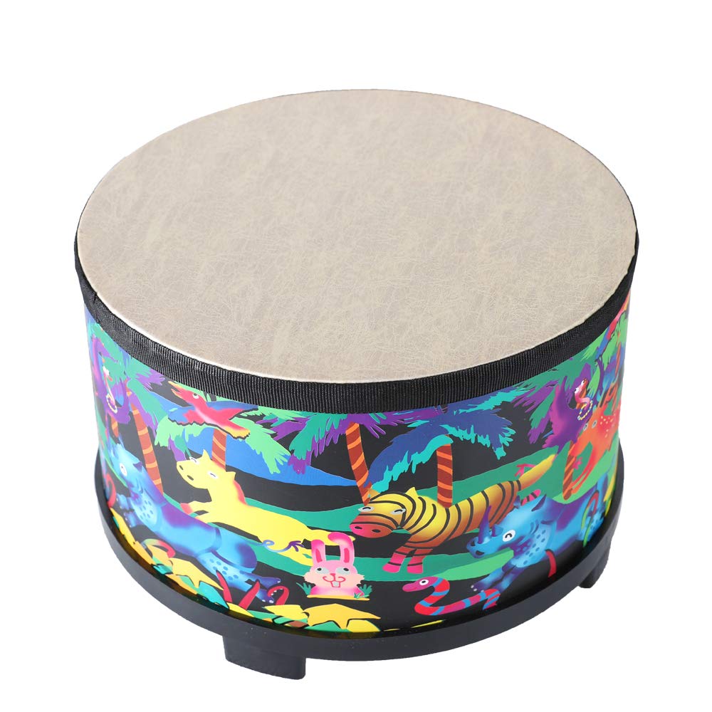 Ubblove packaging shows floor drum and two mallets included.