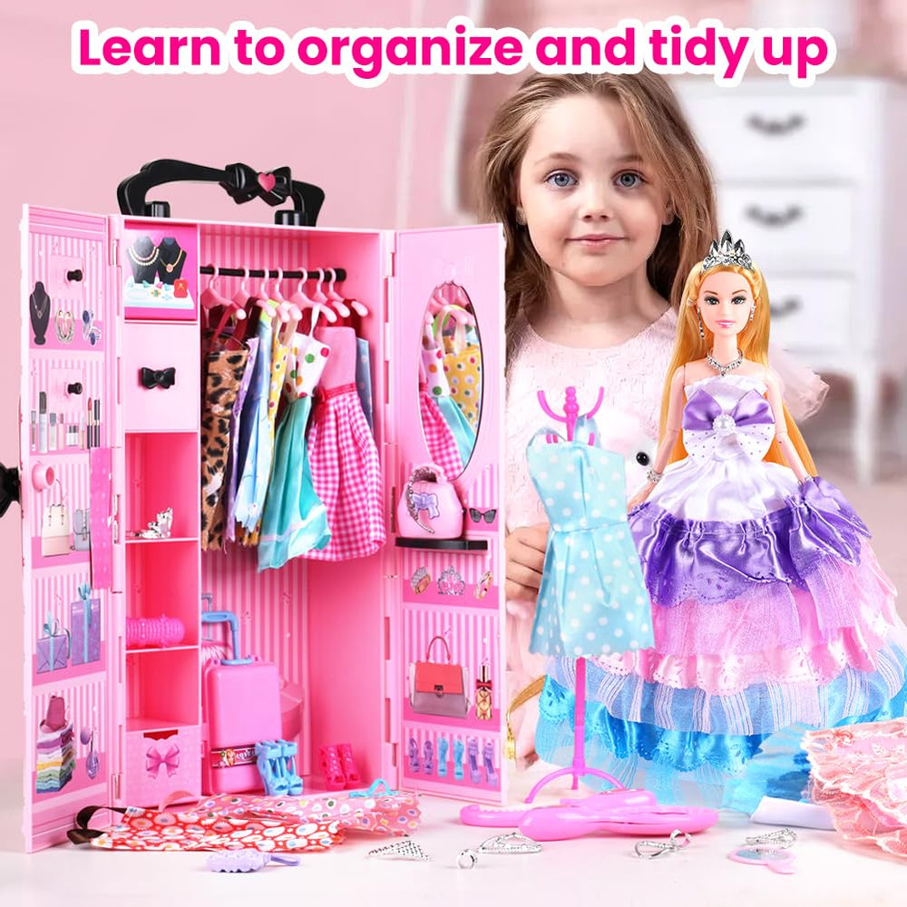 UCanaan doll clothes collection showcases diverse outfits for imaginative styling sessions.