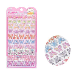 Uchyius 3D Puffy Stickers butterfly style for phone cases and notebooks, adds dimensional charm
