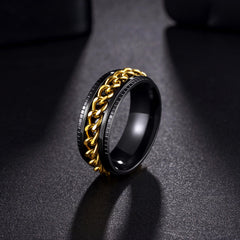 Udolfly chain inlay detail highlights anti-stress fidget feature