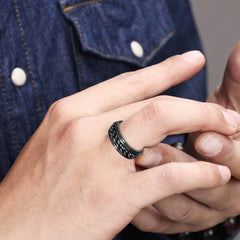 udolfly chain spinner design grooved edge provides tactile focus
