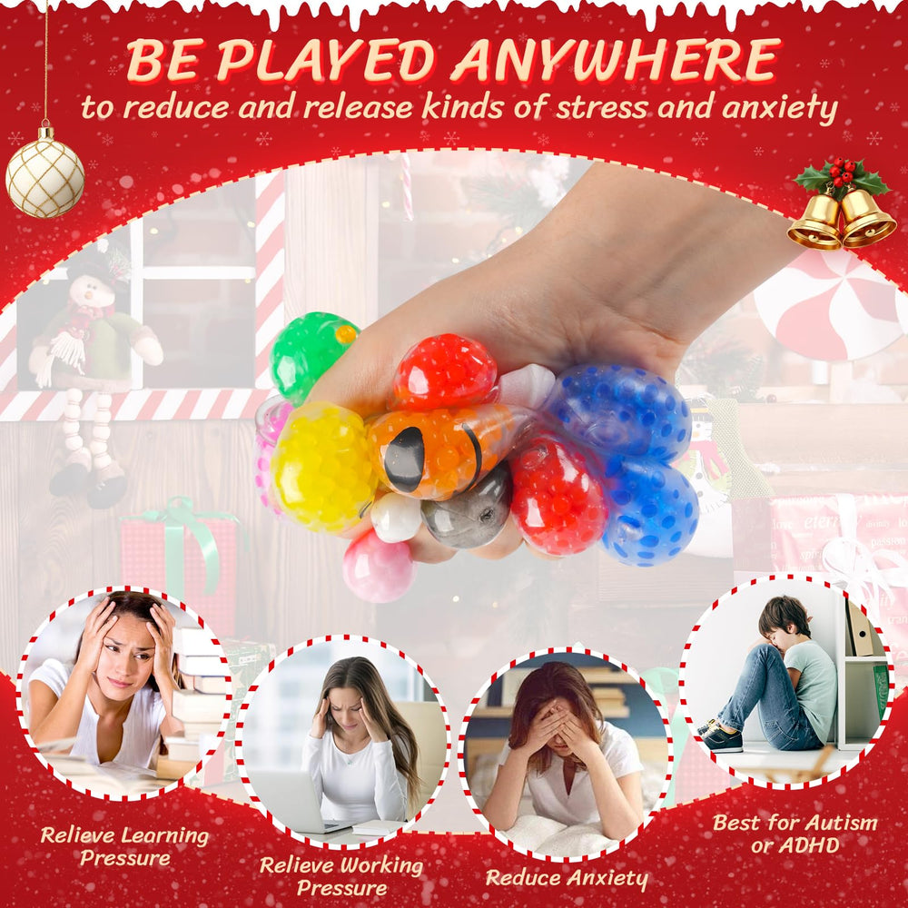 UDZRL Christmas stockings stress ball provides compact fun during celebrations