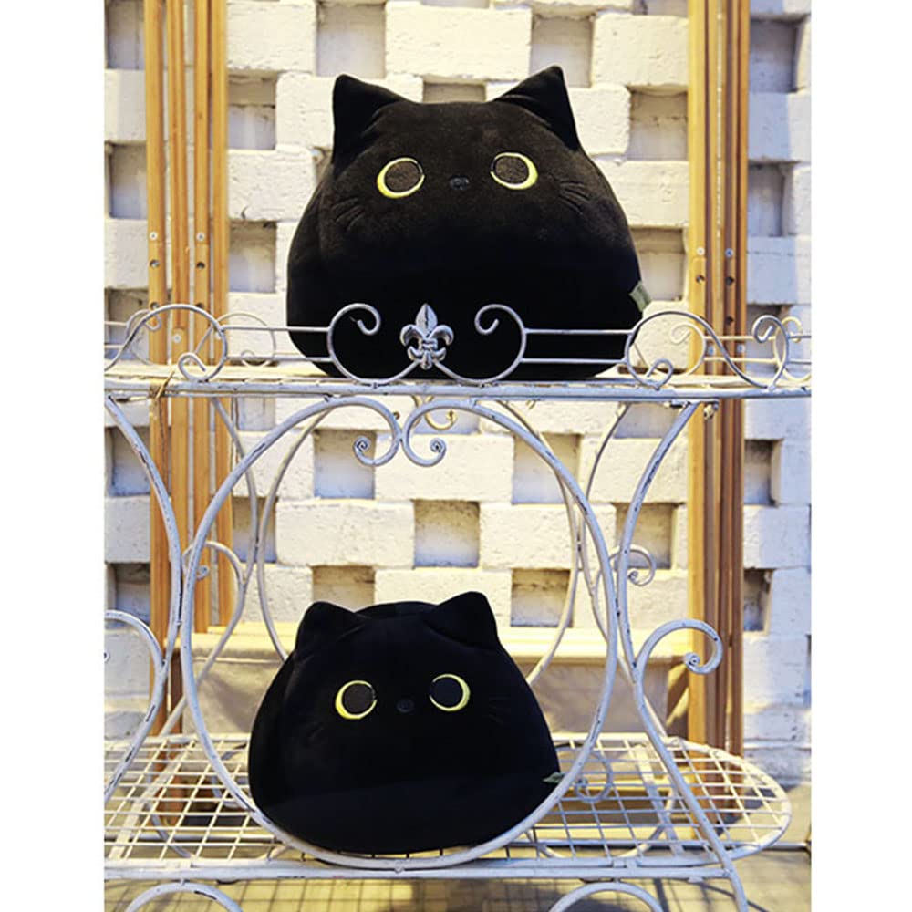UEncounter Black Cat plush cushion-use on sofa, adds cozy décor and comfort