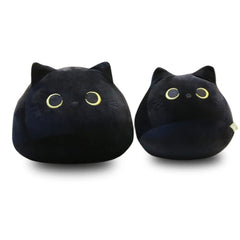 UEncounter Black Cat plush 55cm size, ideal for travel-friendly cuddles